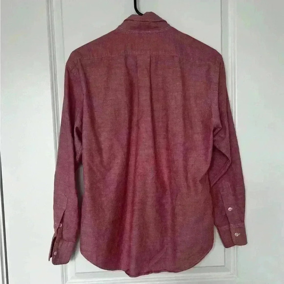 Boys Polo Ralph Lauren Pink Polo Logo Size 4 Long Sleeve - Picture 8 of 13